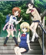 B. Nishizumi Miho & Darjeeling & Nishi Kinuyo Mouse Pad "The final chapter of GIRLS & PANZER"