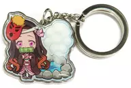 Nezuko Kamado (agua termal de Jigoku) Metal Key Holder "Kimetsu no Yaiba" Limited Oita