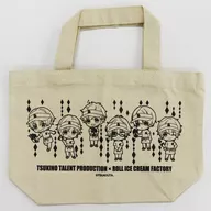 Six Gravity Lunch Tote "Tsukuno Entertainment Production x Roll Ice Cream Factory"