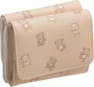 "Rilakkuma" is a compact wallet with the theme of "Chai Leukoguma no Gyuto Plush toy".