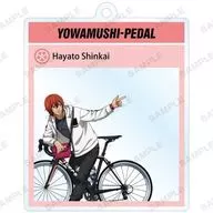 Hayato Shinkai "YOWAMUSHI PEDAL GLORY LINE Tobu-dobutsu-koen Collaboration Illustration 2nd Trading Photo Frame-Style Acrylic Key Holder"