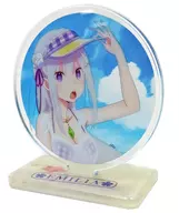 Emilia (swimsuit) "Re:ZeRo Starting Life in Another World Capsule Petit Acrylic Stand Summer Ver."