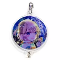 "Hiko KUJI Mini common cuckoo's Fiancee", an acrylic charm connected to fireworks