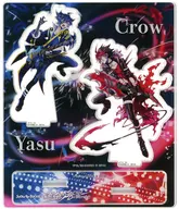 [A la Carte] Yasu & Crow Fateful Social Distance Acrylic Stand 「 SHOW BY ROCK!! Under North Zawa Rock! First issue set limited to 」 Sanrio