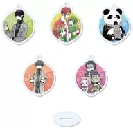 5-Type Set "Holiday Warumono-San Marutto Stand Key Holder 1st"