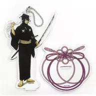 Acrylic Stand Key Holder Painted by Shinsuke Takasugi "GINTAMA Kyoto Brunn Hakki" Toei Uzumasa Theater Village Goods