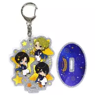 [Secreto] "CAPCOM CAFE× Toraware no Palm Series Trading Acrílico Stand Keyholder" de Hart & Aoi & Chiaki (Star)