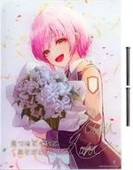 [A la Carte] Acrylic panel with a replica of sunset Lili, handwritten autograph and message "Virtual YouTuber Ni Jisan sunset Lili Birthday 2021"