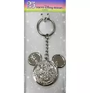 Mickey Mouse & Minnie Mouse 25th anniversary key chain "Disney" Tokyo Disney Resort limited