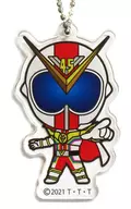 Zenkeyser "Saber + Zenkaiger Superhero Senki Acrylic Key Holder Collection" Kikai Sentai Zenkaiger "theater goods