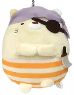 Neko Ball Chain Pirate Plush toy "Sumicco Gurashi"