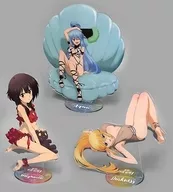 3-Type Set BIG Acrylic Stand "Random Hit KUJI! KonoSuba: God's Blessing on this Wonderful World! with Hits" Prize