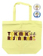 Tsukasa Kirishima & Kento Fuba (Pom Pom Purin) tote bag with metal badge "Tokimeki Restaurant ☆ ☆ ☆ X Sanrio Character Drivers"