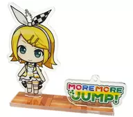 Acrylic Key Chain "MORE MORE JUMP!" "プロジェクトセカイ Colorful Stage! feat. Hatsune Miku" with Sekai no Kagamine Rin Stand on Stage.