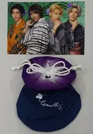 "2.5 Dimensional Dance Live drawstring bag ALIVESTAGE 『 』 Episode 5 『 tsukino Hyakki Yako Kitan 天獄 - Kimi Kite Hitokotonnare - 』" con 2 papel de tamaño 80 x 100 cm de Asagao Bolsa de Asagao (Growth Ver.) 2 bromide 1 pc