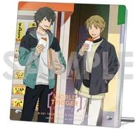 3. Kei TACHIKAWA & Kosei Izumi Acrylic Plate -ENJOY HOLIDAY! - WORLD TRIGGER