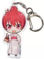 Saki Saki (Kimono) "Kanomo Girlfriend ×PRINCESS CAFE Mini Character Acrylic Key Holder"