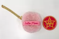 Puff pouch with logo mirror "Pretty Guardian Sailor Moon" Sailor Moon Store / Pretty Guardians Limited