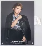 Yuya Tegoshi A4 acrylic board "Yuya Tegoshi LIVE TOUR 2021 『 ARE YOU READY? 』"