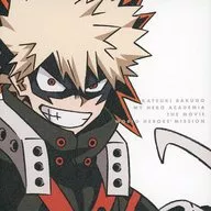 Katsuki Bakugo / Background White Canvas Board "Ichiban KUJI MY HERO ACADEMIA THE MOVIE WORLD HEROES' MISSION" F Prize