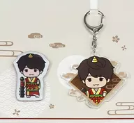 Ryohei Kimura (Trignal) Acrylic Key Holder & Plump Badge Set "Kiramune Presents READING LIVE OTOGI Rhapsody -RE : Read -"