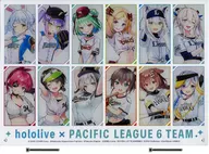 Set A3 Acrylic Plate "Virtual YouTuber Hololive x 6 Pa League Baseball Teams"