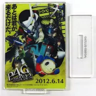 Persona 4 The Golden "Persona 25th Anniversary animate ONLY SHOP Series Poster Style Trading Acrylic Stand"