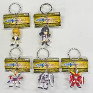 Set of 5 Kinds - Figure Key Holder - Sword Impulse Gundam March - "MOBILE SUIT GUNDAM SEED DESTINY"