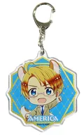 American sparkling acrylic key holder "Hetaria World ★ Stars in Namjatown"