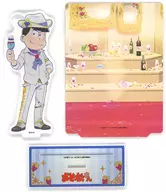 Karamatsu (3rd edition) Acrylic Stand with Background "Osomatsu's WEB KUJI 10th WEB KUJI Anniversary Select Karamatsu BOX" B-3 Prize