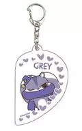 Gray "Hoppe ポムリス Acrílico Key Holder 01."