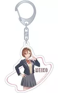 MEIKO (School uniform) teffish Illustration Hatsune Miku Series Hologram Acrylic Key Holder "Vocaloid"