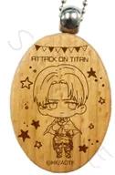 PJ. Captain Levi (line drawing), the fourth wooden charm, "Attack on Titan The Final Season"