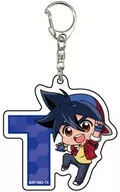 "Bakuten Shoot Beyblade G Revolution Acrylic Key Holder 02 Mini Character" by Takao Kinomiya