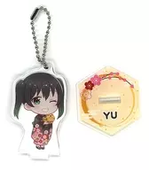 高咲侑 「セガコラボカフェ ラブライブ!シリーズ～LIVE with a smile～ スタンド付きデフォルメアクリルキーホルダー(虹ヶ咲学園スクールアイドル同好会 晴れ着 デフォルメ)」