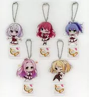 Acrylic Figure Key Holder Set (5-piece Set) "Ai ni Koi with memories!"