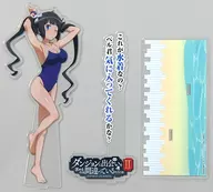 Hestia Painted Giant Acrylic Stand "Is It Wrong to Try to Pick Up Girls in a Dungeon II×STELLAMAP Cafe"