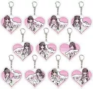 全11種セット 「イコールラブ(=LOVE)×シナモロール アクリルキーホルダー 01」