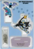 Luxio & Duculogg & Golbat "Acrylic Charm Collection with Pocket Monsters Stand My RENTORAR's Story" limited to Pokemon Center.