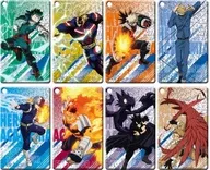 全8種セット 「僕のヒーローアカデミア トレーディングホログラムカードキーホルダー その背中を超えろ」