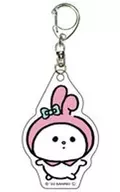 My Melody "Nagano ano × Sanrio Character Connector's Trading Acrylic Key Holder"