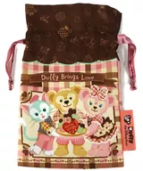 Duffy & Sherry May & Geratoni drawstring bag (marshmallow) "Sweet Duffy 2017" Tokyo DisneySea limited