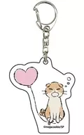 "Neko Neko Acrylic Key Holder 01. Café Ver. Graph Art Design"
