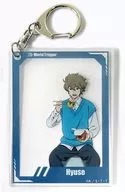 Hughes "WORLD TRIGGER × Bakudanyaki Honpo Trading Acrylic Key Holder"