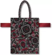 LOS † EDEN ribbon drawstring bag tote bag "Visual Prison"