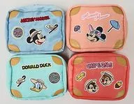 全4種セット トラベルポーチ 「Happyくじ DISNEY SPRING VACATION 2022」 トラベルポーチ賞