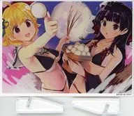 16 滅忍 キクリ & 滅忍 Kotetsu Acrylic Plate M "Ultra High War Escalation Hiroines x Cure Maid Cafe"