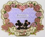 Mickey & Minnie (silhouette) photo frame "Valentine's Night 2015" limited to Tokyo Disney Resort