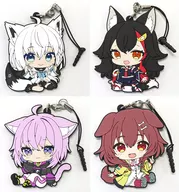 All 4 types set "Hololive hololive SUPER EXPO 2022 Petanko Trading Rubber Strap (Gamers)" order sale limited