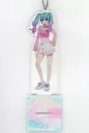 Acrylic Key Holder with Hatsune Miku MUSIC Stand "COCOLLABO×piapro 39Culture2022 5 th Anniversary Fashion & MUSIC"